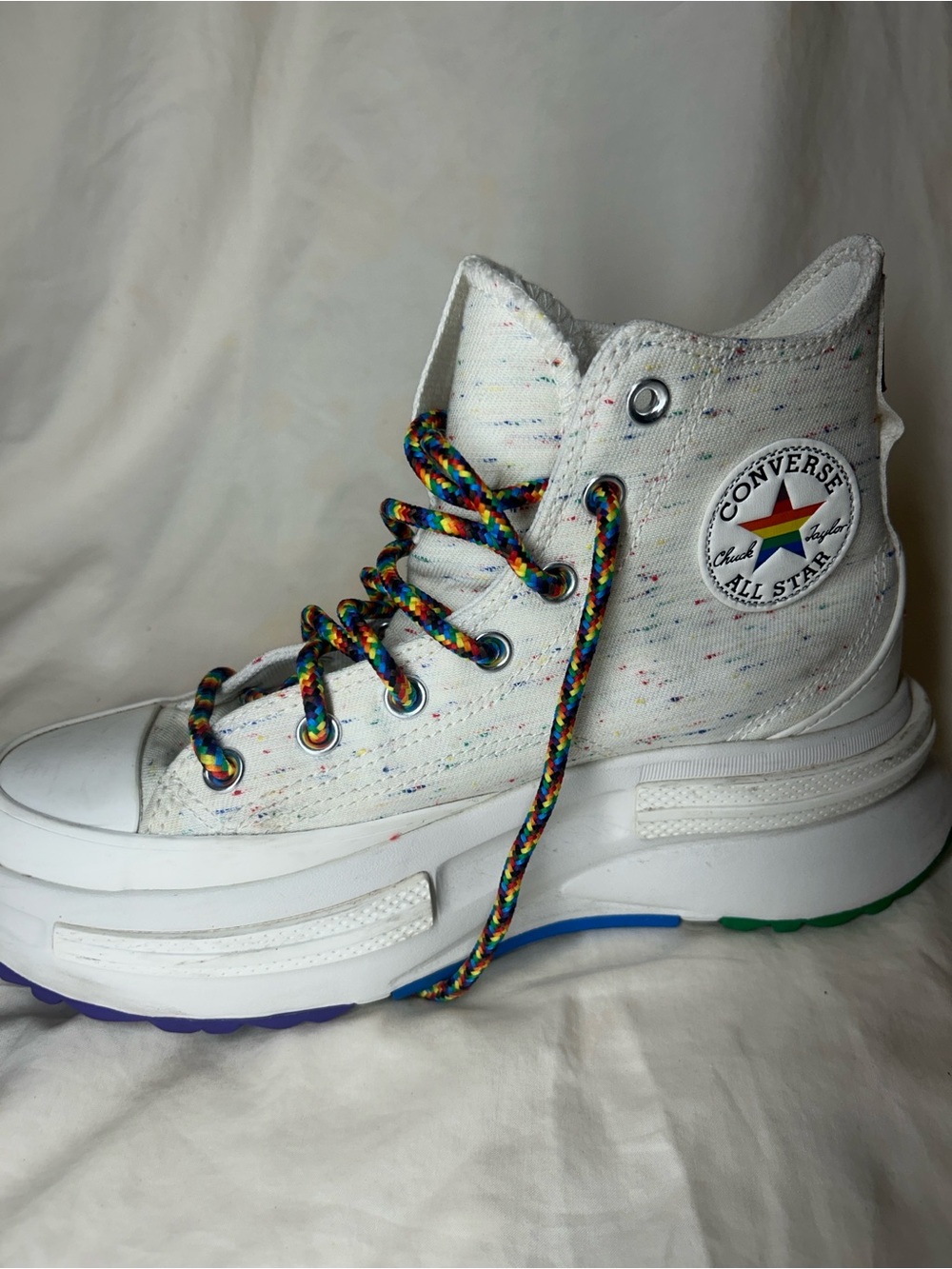Converse Chuck Taylor Run Star Legacy CX Hi Pride Edition Men’s 6.5 Women’s 8